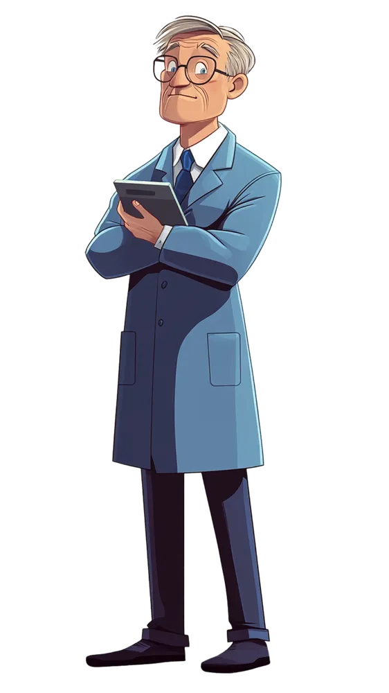 Der Professor, Startbild